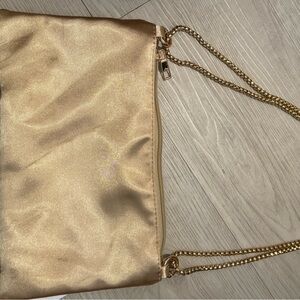 Azazie Gold Women's Shoulder Bag with Chain Strap